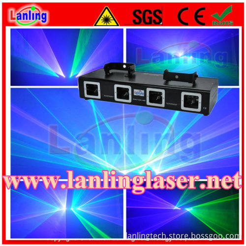 260 Mw GB New Four Lens Green Multi-Tunnel Laser Light